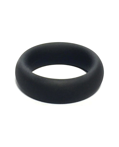 Rascal The Brawn Silicone Cock Ring - Black - Empower Pleasure