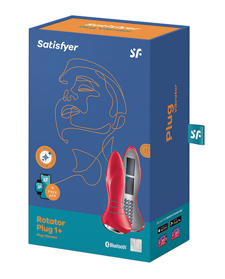 Satisfyer Rotator Plug 1+ - Red - Empower Pleasure