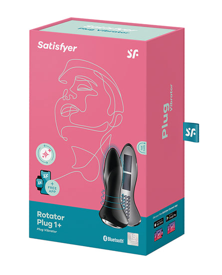 Satisfyer Rotator Plug 1+ - Black - Empower Pleasure