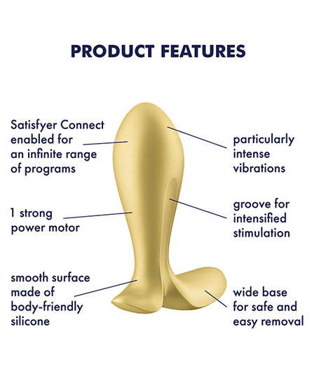 Satisfyer Intensity Plug - Gold - Empower Pleasure