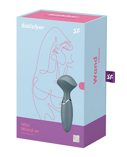 Satisfyer Mini Wand-er - Grey - Empower Pleasure