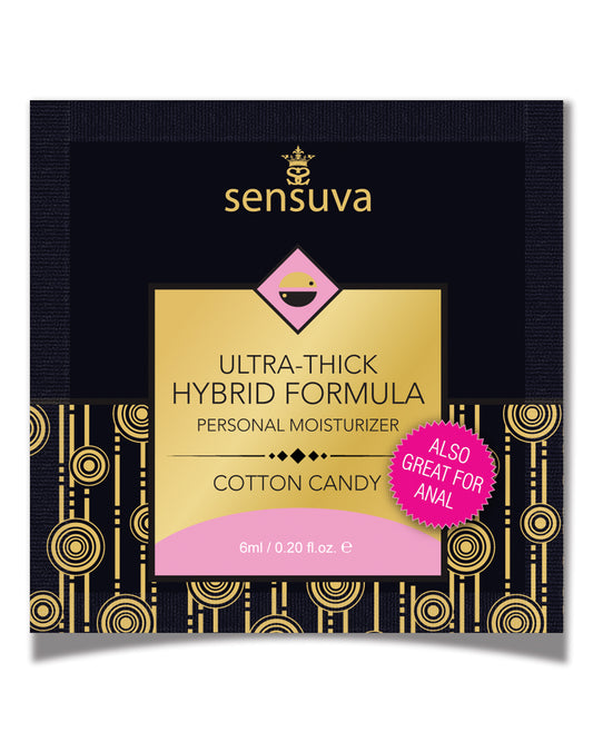 Sensuva Ultra Thick Hybrid Personal Moisturizer Single Use Packet - Assorted Scents
