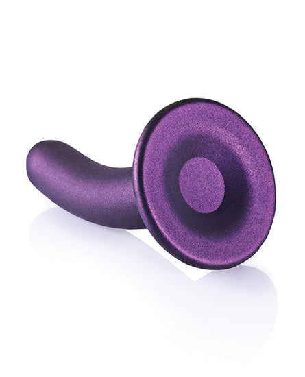 Shots Ouch 5" Smooth G-Spot Dildo - Metallic Purple Shots Ouch 5" Smooth G-Spot Dildo - Metallic Purple