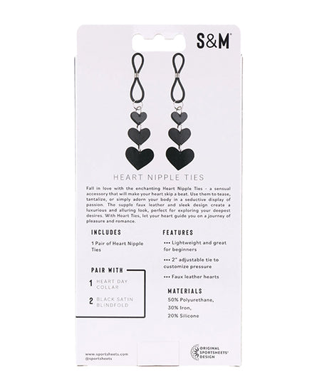 Sex & Mischief Heart Nipple Ties - Empower Pleasure