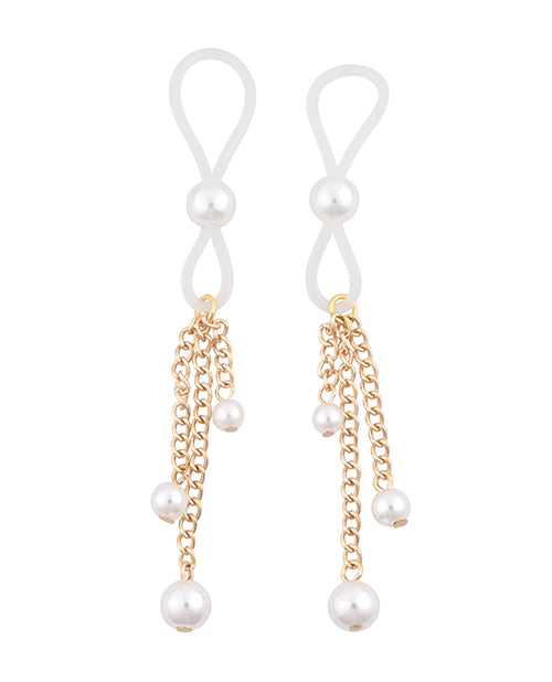 Sex & Mischief Pearl Nipple Ties - Empower Pleasure