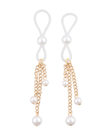 Sex & Mischief Pearl Nipple Ties - Empower Pleasure