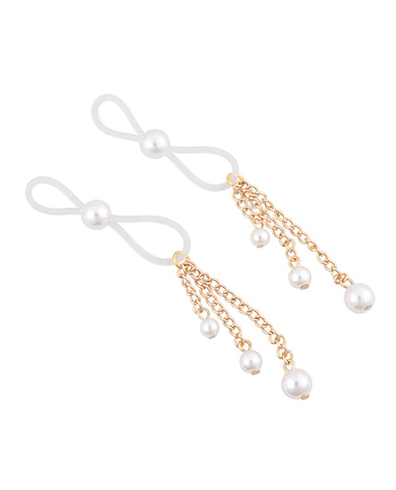 Sex & Mischief Pearl Nipple Ties - Empower Pleasure