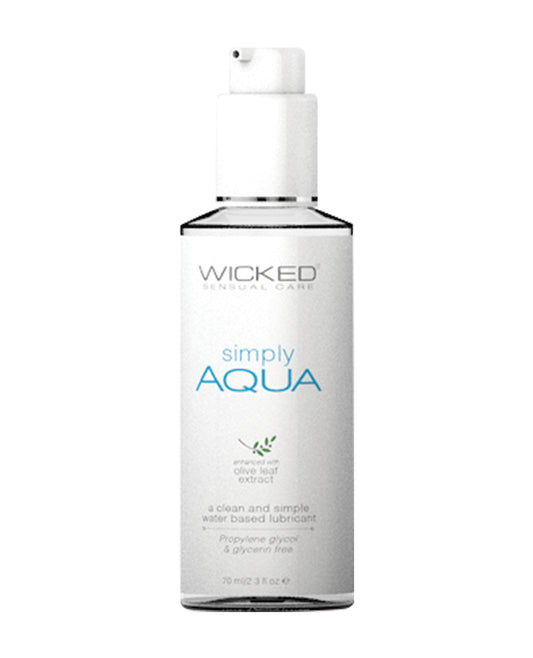 Wicked Sensual Care Simply Aqua Water Based Lubricant