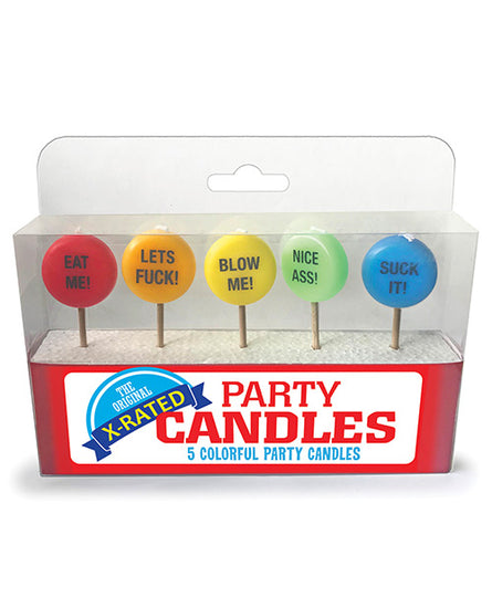 X-Rated Party Candles - Set of 5 - Empower Pleasure
