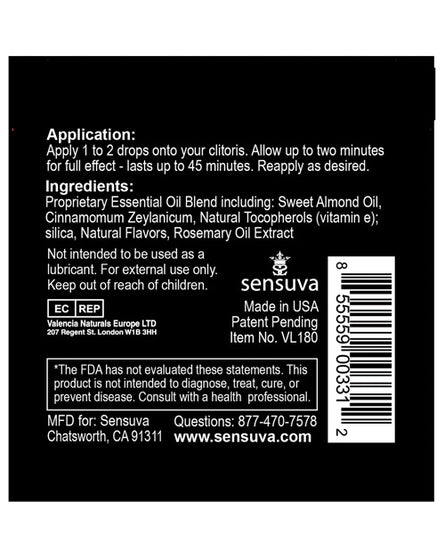 ON Natural Arousal Oil For Her - Ampoule Packet - Empower Pleasure