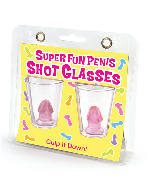 Super Fun Penis Shot Glasses - Set of 2 - Empower Pleasure