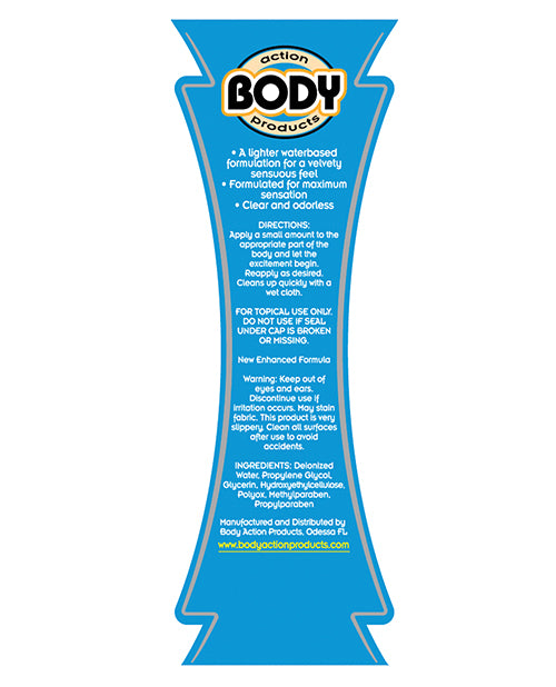 Body Action Ultra Glide Water-Based Lubricant - Empower Pleasure