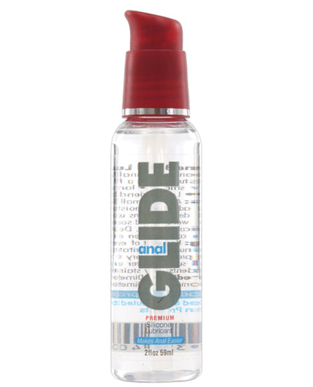 Anal Glide Silicone Lubricant - 2 oz Pump Bottle - Empower Pleasure
