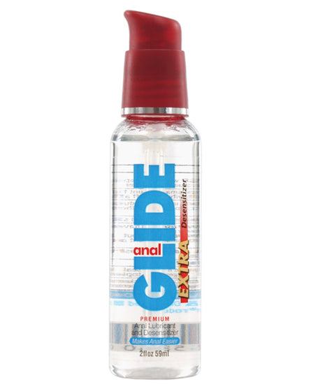 Anal Glide Extra Anal Lubricant & Desensitizer - 2 oz Pump Bottle - Empower Pleasure