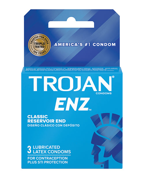 Trojan Enz Lubricated Condoms - Empower Pleasure