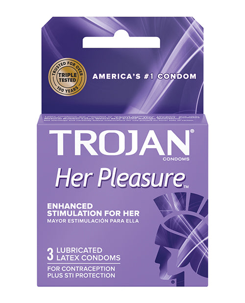 Trojan Her Pleasure Ecstasy Condoms - Empower Pleasure