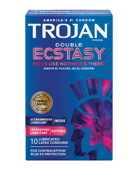 Trojan Double Ecstasy Condoms - Empower Pleasure