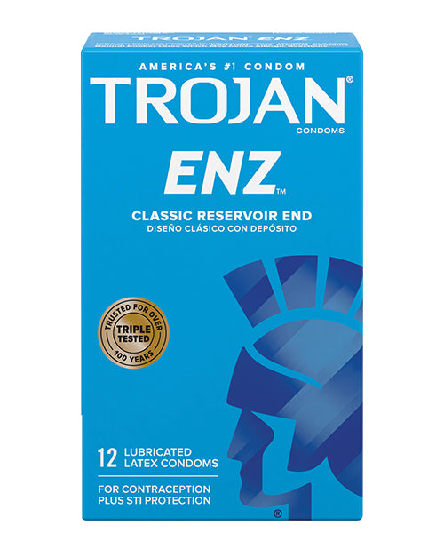 Trojan Enz Lubricated Condoms - Empower Pleasure