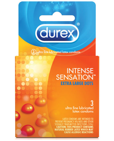 Durex Intense Sensation Condom - Box of 3 - Empower Pleasure