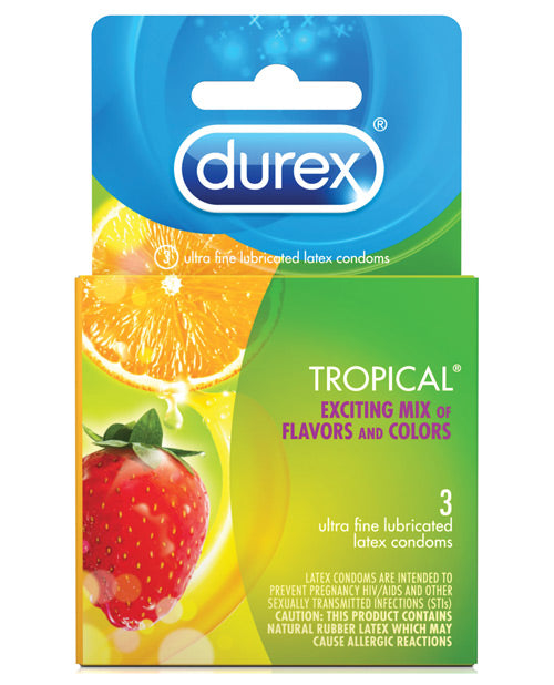 Durex Tropical Flavors - Box of 3 - Empower Pleasure