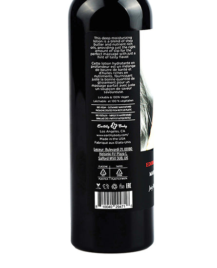 Earthly Body Hemp Seed by Night Edible Lotion - 8 oz Watermelon - Empower Pleasure