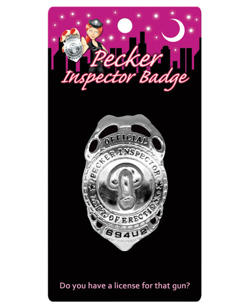 Pecker Inspector Badge - Empower Pleasure