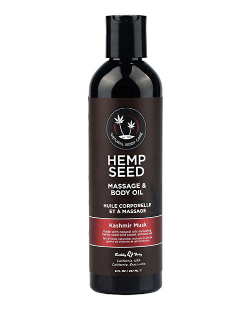 Earthly Body Massage & Body Oil - 8 oz - Kashmir Musk