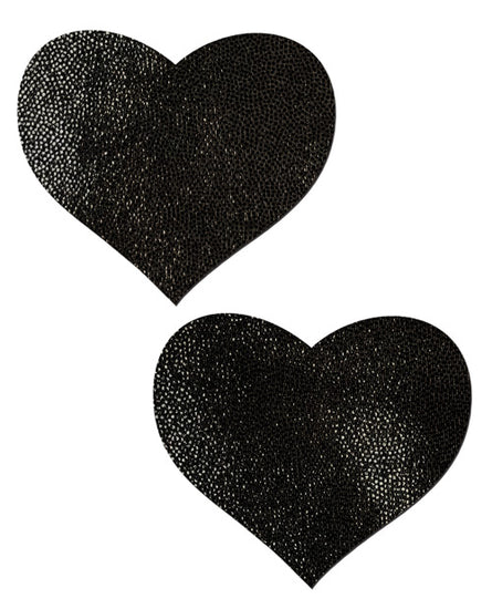 Pastease Liquid Heart - Black O/S - Empower Pleasure
