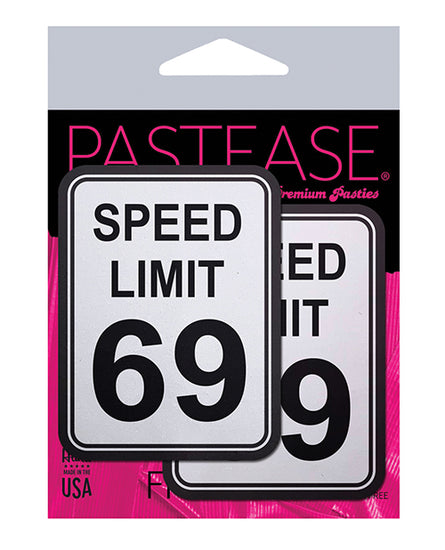 Pastease Premium Speed Limit 69 - White/Black O/S - Empower Pleasure