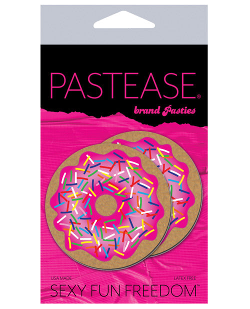 Pastease Donut w/Sprinkles - Pink O/S - Empower Pleasure