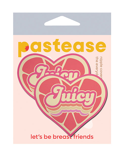 Pastease Premium Retro Heart Juicy - Pink Grapefruit O/S - Empower Pleasure