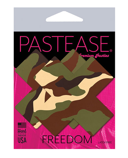 Pastease Premium Plus X Camo - Green O/S - Empower Pleasure