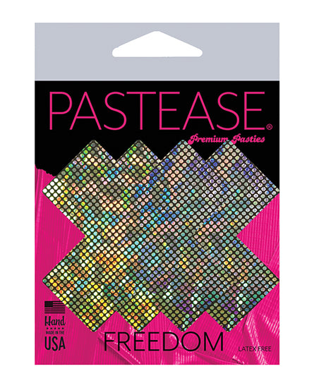 Pastease Disco Glitter Plus X  - Silver O/S - Empower Pleasure