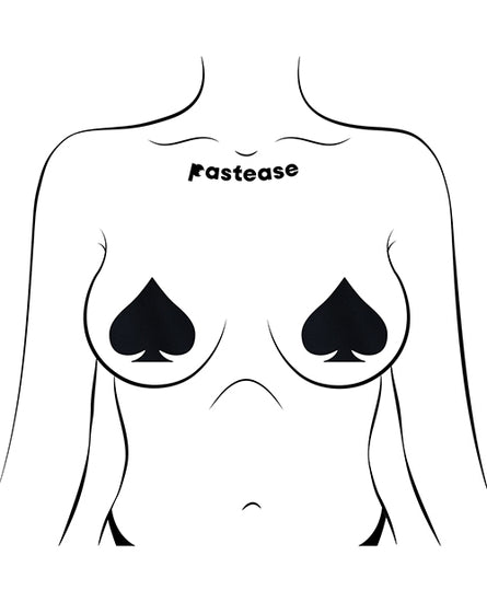 Pastease Basic Liquid Spade - Black O/S - Empower Pleasure