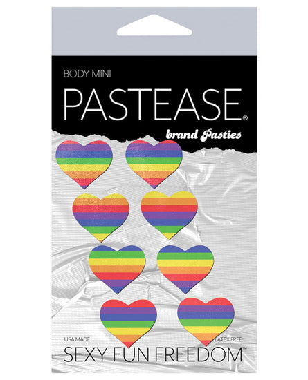 Pastease Mini Rainbow Heart - Pack of 8 O/S - Empower Pleasure