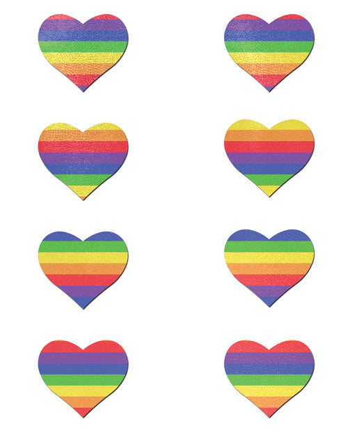 Pastease Mini Rainbow Heart - Pack of 8 O/S - Empower Pleasure