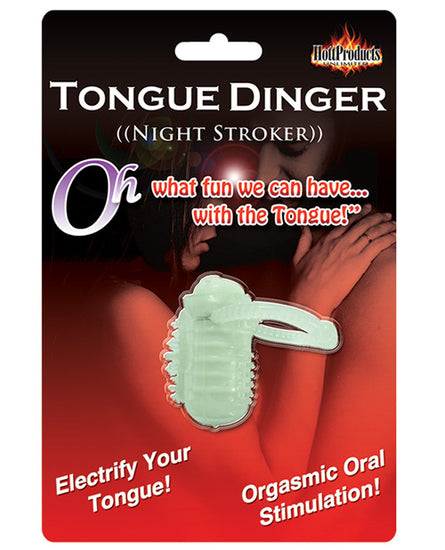 Tongue Dinger - Glow in the Dark Night Stroker - Empower Pleasure