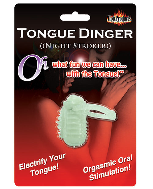 Tongue Dinger - Glow in the Dark Night Stroker - Empower Pleasure