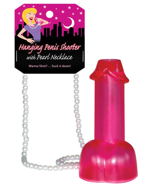 Hanging Penis Shooter w/Pearl Necklace - Empower Pleasure