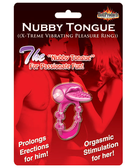 Nubby Tongue X-treme Vibrating Pleasure Ring - Empower Pleasure