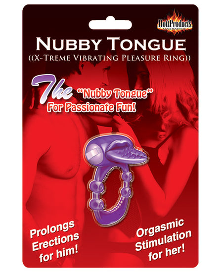 Nubby Tongue X-treme Vibrating Pleasure Ring - Empower Pleasure