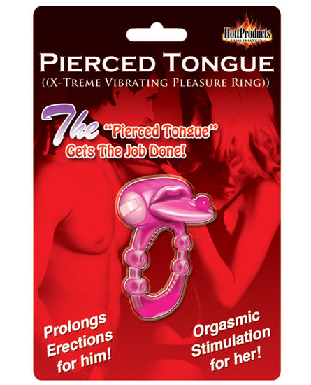 Pierced Tongue X-treme Vibrating Pleasure Ring - Empower Pleasure