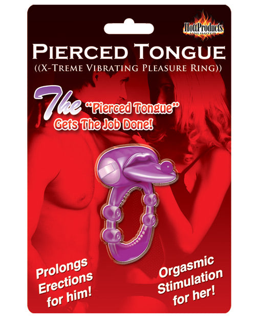 Pierced Tongue X-treme Vibrating Pleasure Ring - Empower Pleasure