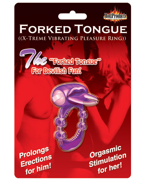 Forked Tongue X-treme Vibrating Pleasure Ring - Empower Pleasure