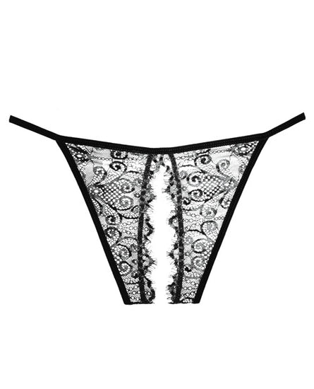 Adore Lace Enchanted Belle Panty - Black - Empower Pleasure