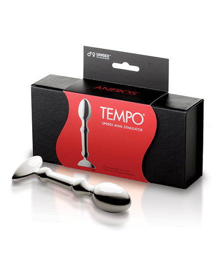 Aneros Tempo Anal Stainless Steel Stimulator - Empower Pleasure