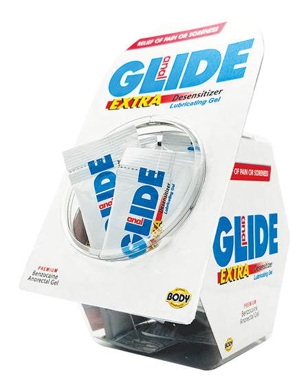 Anal Glide Extra Sample Packet - Box of 50 - Empower Pleasure