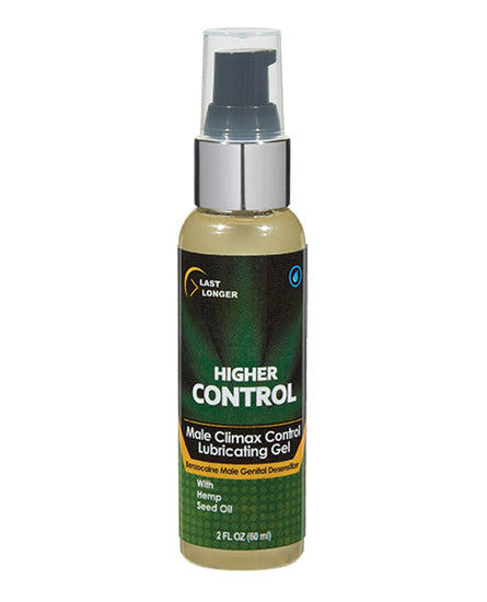 Higher Control Climax Control Gel for Men w/Hemp Seed Oil - 2 oz - Empower Pleasure