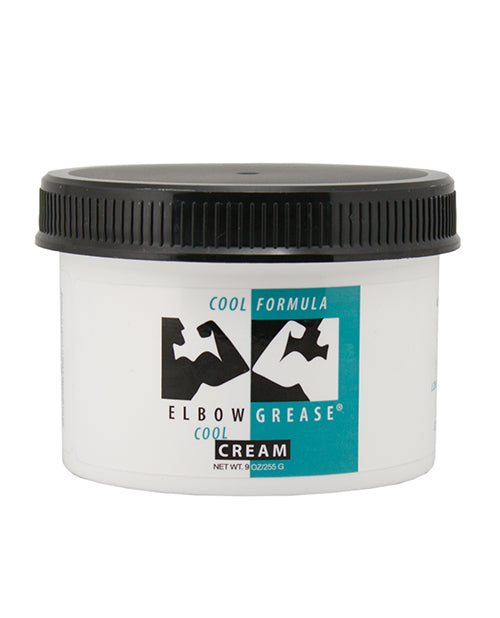 Elbow Grease Cool Cream - 9 oz jar - Empower Pleasure