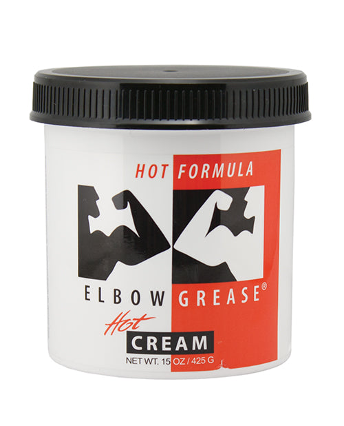 Elbow Grease Hot Cream - 15 oz Jar - Empower Pleasure